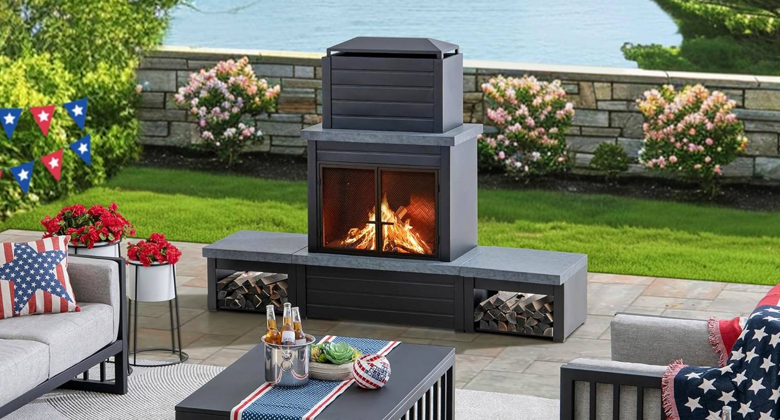 15 Best Fireplace Styles For Outdoor Kitchens